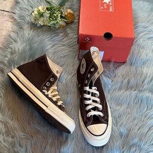 NIB Converse Chuck 70 Hi Dark Root Sneakers sz 7.5